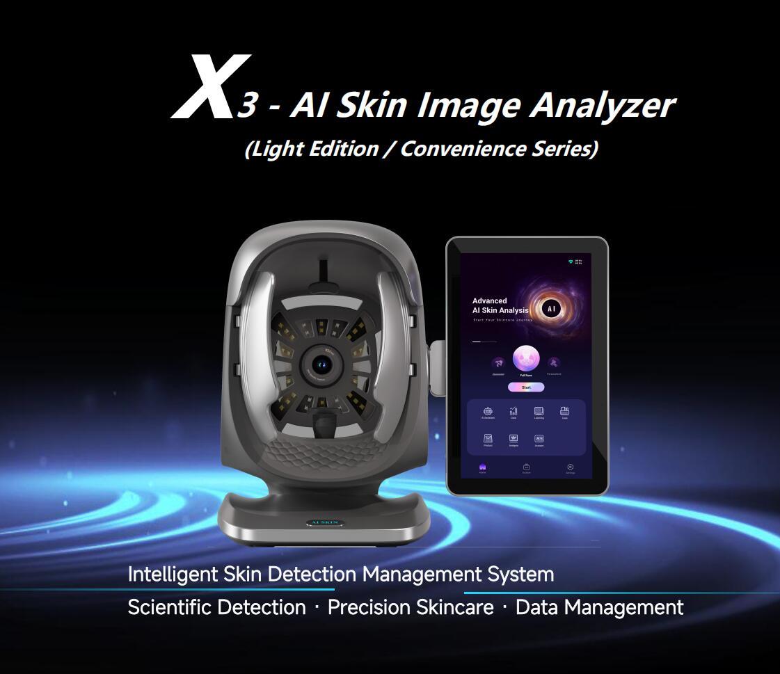 X3 AI Skin Analyzer Camera 15.6 Inch Touch Screen Salon Facial Diagnostic Beauty Detector Equipment
