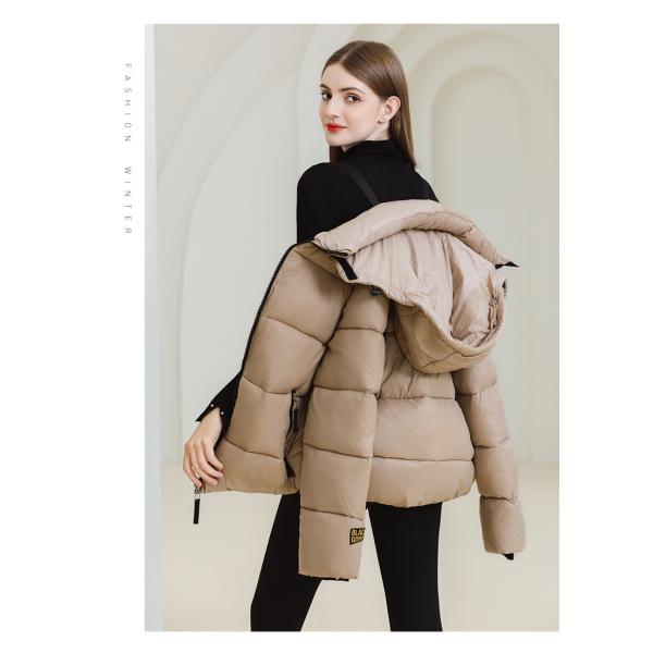 Unisex Casual Print Mechanic Duck Down Winter Clothing Light Weight Feather Puffer Coat
