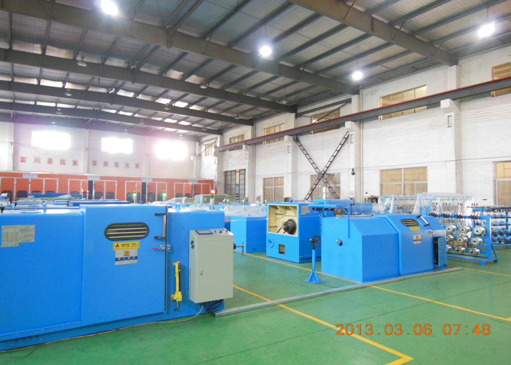 Super Developed Copper Wire Twisting Machine Bunching Synchronous Equipment