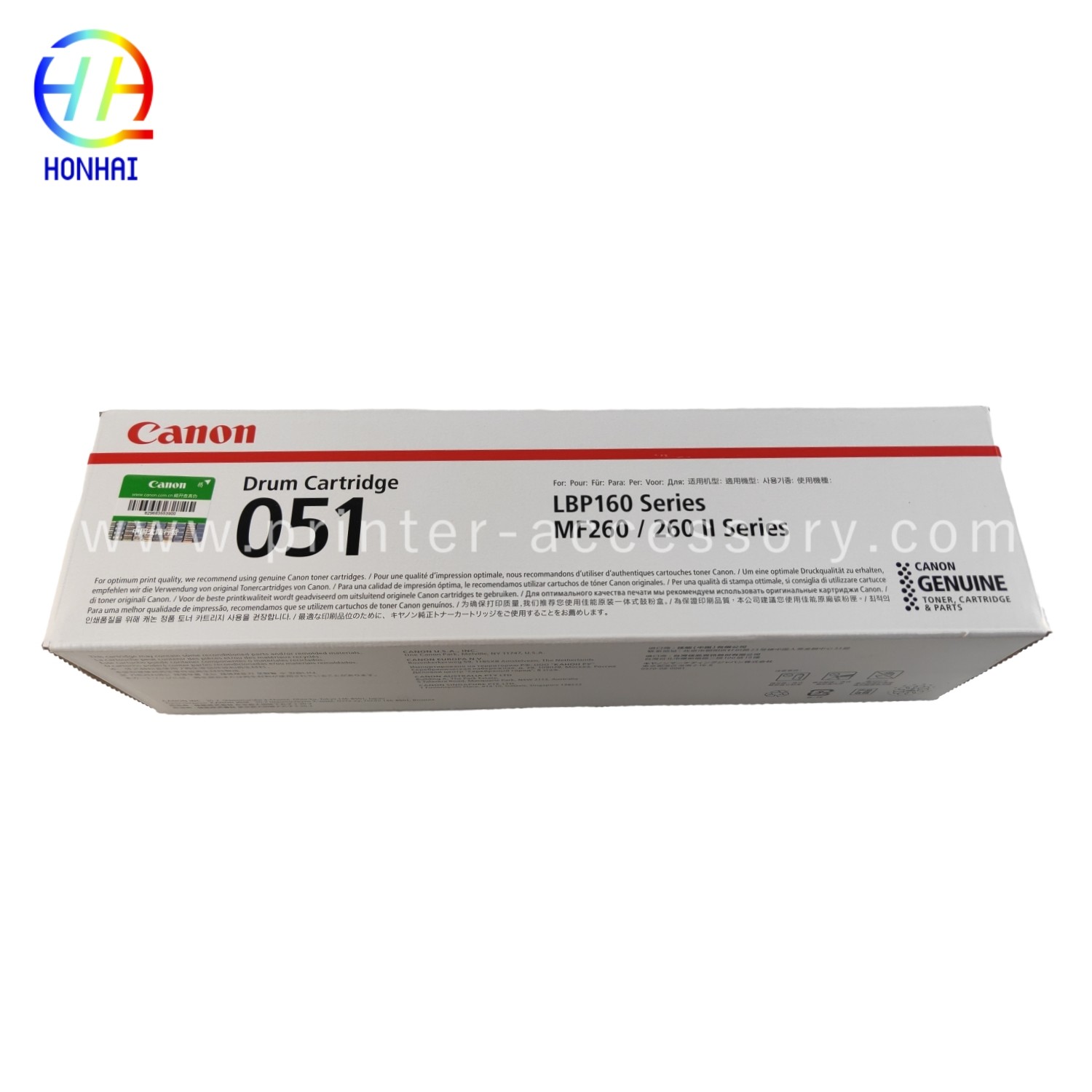 Оригинальный новый барабанный картридж для Canon Works ImageCLASS LBP160 MF260 Серия 2170C001AA 051 Принтерный барабан