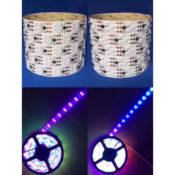 Silicone Coated Waterproof SMD 5050 LED Strip Light Aluminum Base Material 2700-6500k