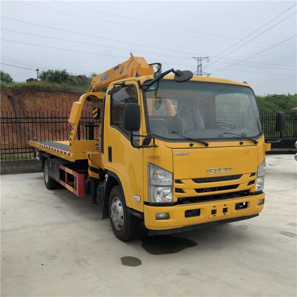 KV600 Isuzu 5 Ton Recovery Truck Flatbed Towtrucks With Crane