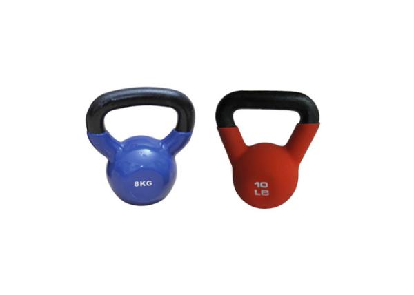Instrutor transversal profissional Colorful Rubber Kettleball para o Gym comercial