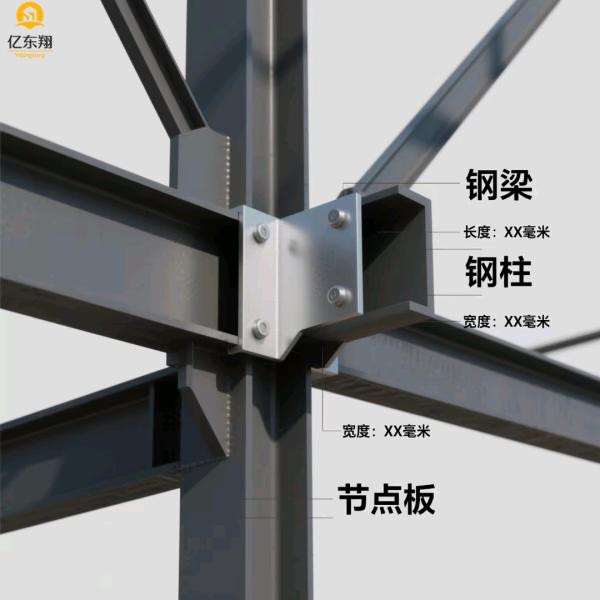 Corrugated Steel Panel Prefab Metal Warehouse Anti Corrosion Coating Free Design