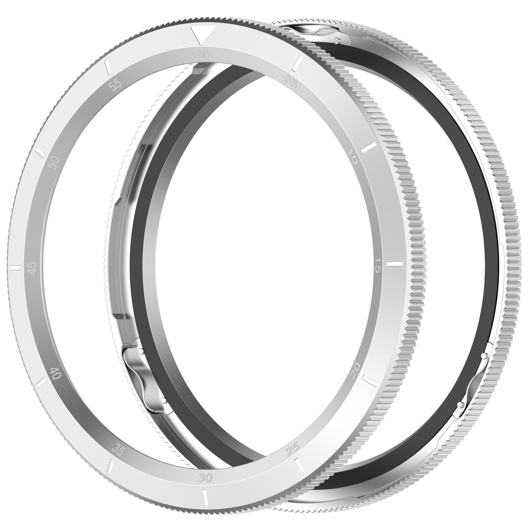 316L Stainless Steel & Rubber Bezel for Watch S4 S3 ESIM Smartwatch Case Tempered Film Scratch Resistant 47MM Band Width