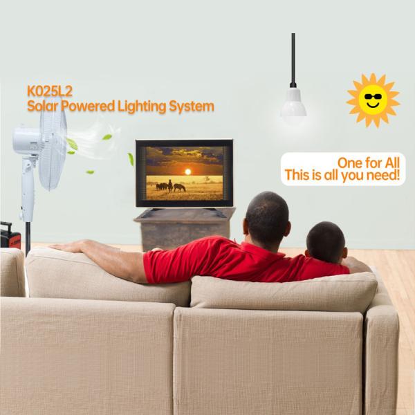 All In One Mini Solar Power System For Home , 11.1V 13000mAh Home Solar System Kits