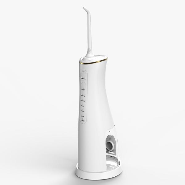 Água sem corda portátil recarregável Flosser para os dentes com bocal Rotatable