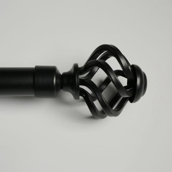 KIEI EP1031 Curtain Finial Hot Sale Luxury Adjustable Curtain Rod Hardware Precision Manufacturing Factory Outlet