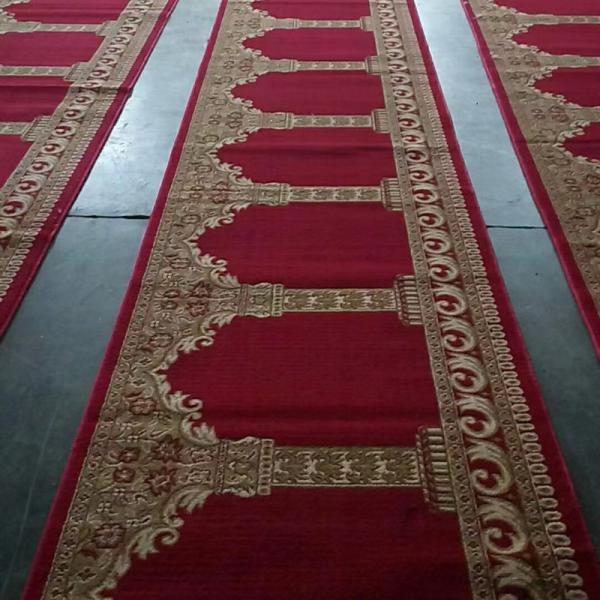 80% Wool and 20% Nylon Masjid Prayer Carpet for Custom Muslim Mosque Design