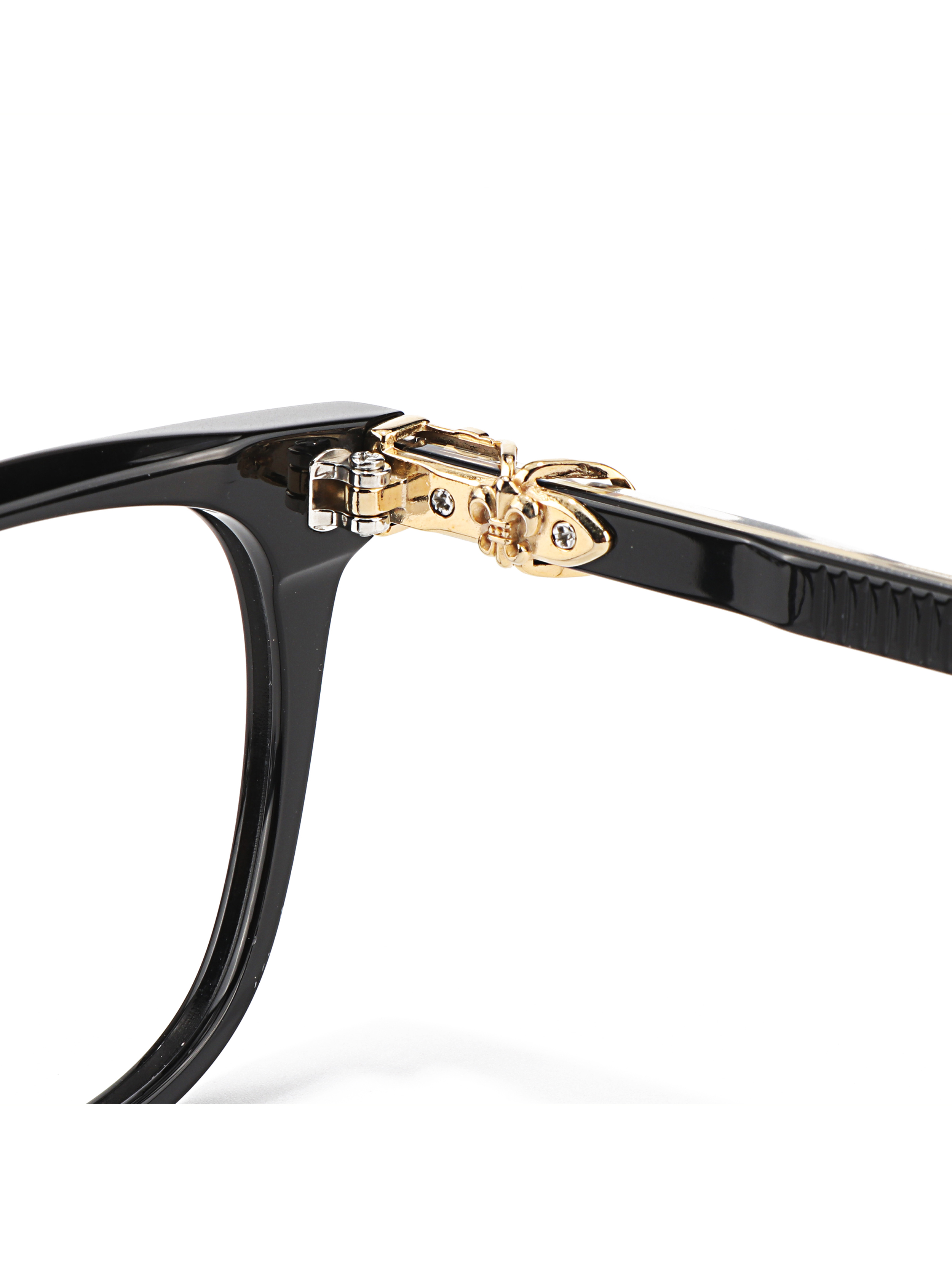 Solid Punk Style Full Rim Butterfly Shape Lightweight Durable Prescription Presbyopia Metal Accessory logo Glasses Famous Brands