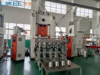 12000pcs/h Vitesse Mitsubishi PLC 4 façons apparence blanche machine de fabrication de plateaux en aluminium