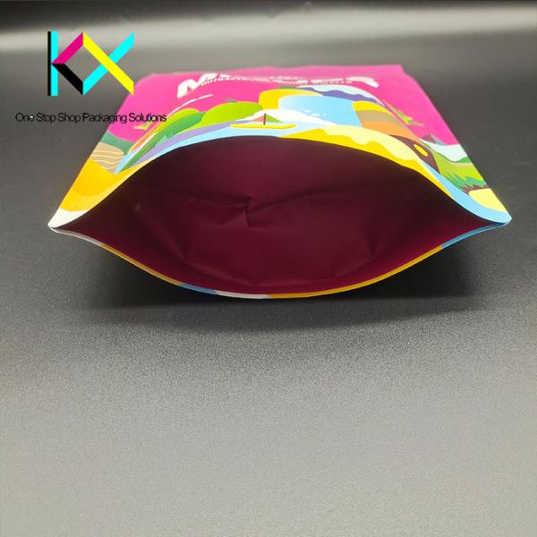 Custom Logo Printed Mylar Aluminum Foil Bags Stand Up Plastic Bag 140um