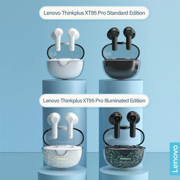 Lenovo Thinkplus XT95 PRO Game Wireless Earbuds RGB Lighting Headphone