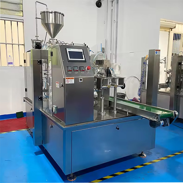 Anti-Drip Liquid Packing Machine | Automatic Stand Up Pouch Filling and Sealing Machine