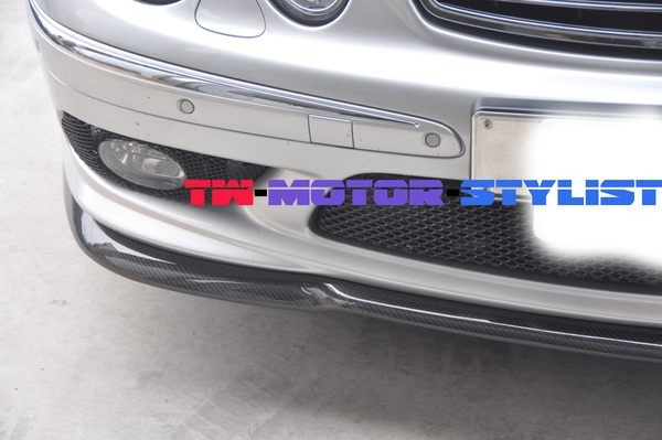 Губы фронта волокна углерода W211 E55 AMG