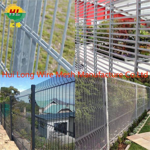 Зеленый цвет сталь безопасностью 5 сваренная ногой Vu проволочной изгороди ясная