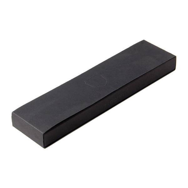 Black Art Paper Watch Packing Box Strap Shape Embossing