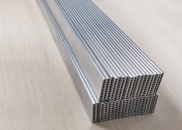 Mill Finish Micro Multi Port Extruded Aluminum Tube O / F / H111 / H112 For Evaporator