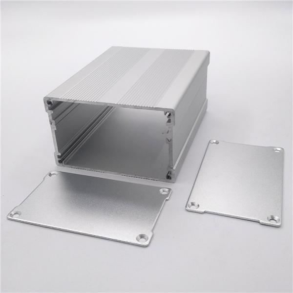 alojamento de alumínio expulso branco de anodização de 76*57*100mm