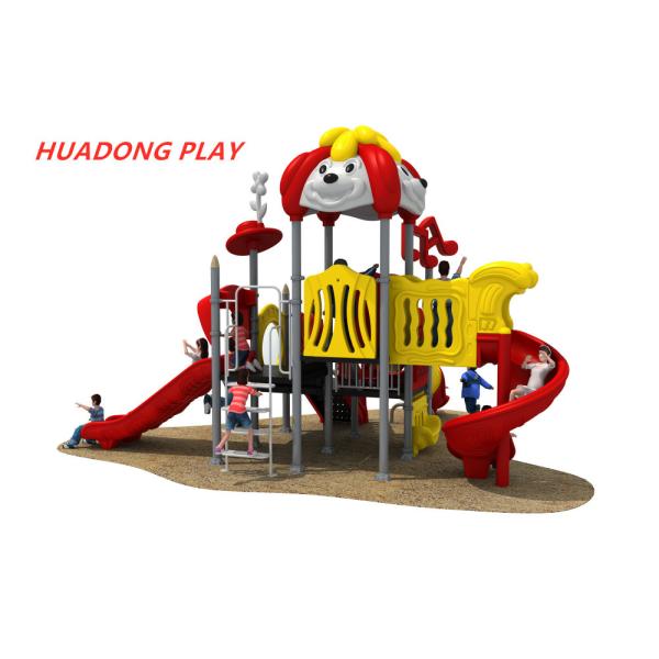 Disneyland Series Garden Outdoor Playground Slides Customize Color 12CBM Volumn