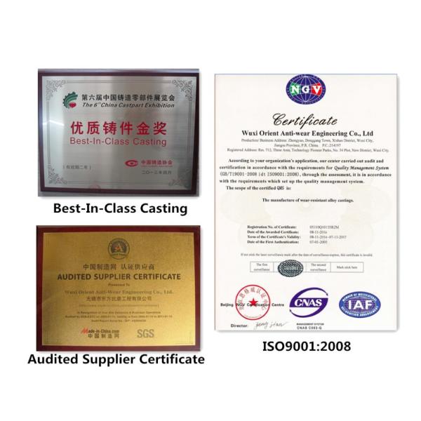 Cr-Mo Alloy Steel Sand Castings Wear-resistant Castings for Mine Mill