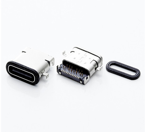 USB3.1 Type-C Connector,IP67 Waterproof type 24 Contact Usb 3.1 Type C Connector  ,  HULYN