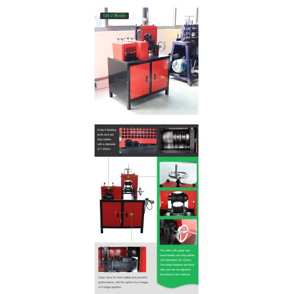 Wire Stripping Tool Used Copper Cable Separating Machinery for Stripping Coaxial Wire