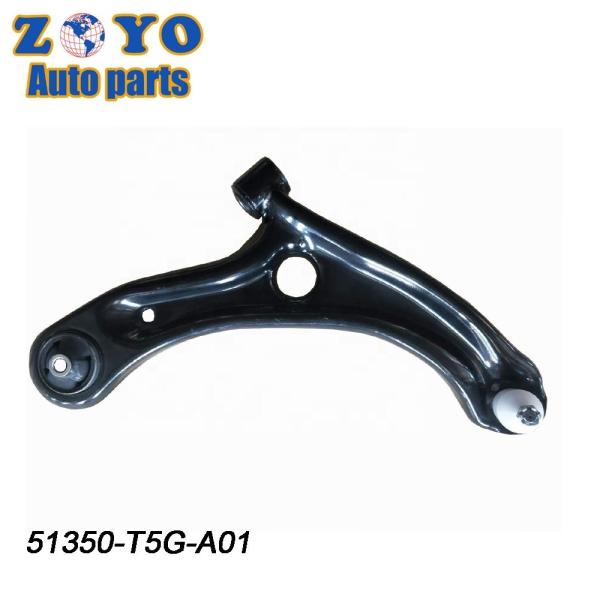 Braço de comando frontal inferior para Honda Fit City 2013-2020 51350-T5G-A01 Fabricado em aço SPHC