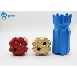 80mm Ballistic Carbide Shape Retract Button Bit with T45 Threaded for Blasting and CNC Milling