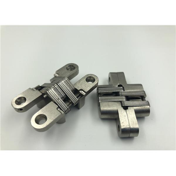 Satin Nickel Concealed Invisible Hinges For Wardrobe Door Cupboard Door