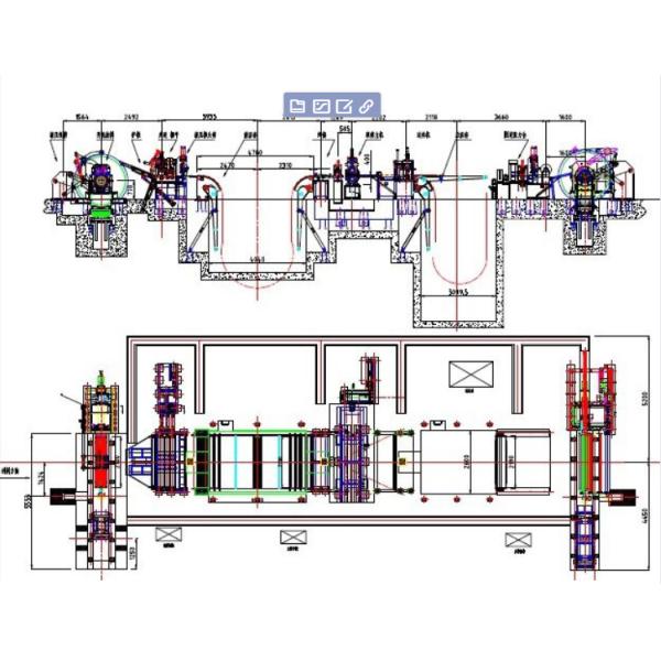 MA-(0.2～1)×600mm Thin Sheet Slitting Line for coils 8000kg with single arm hydrualic decoiler made by China