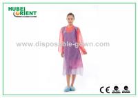 Aprón desechable de plástico resistente al agua/aprón desechable de cocina/aprón de PVC de un solo uso