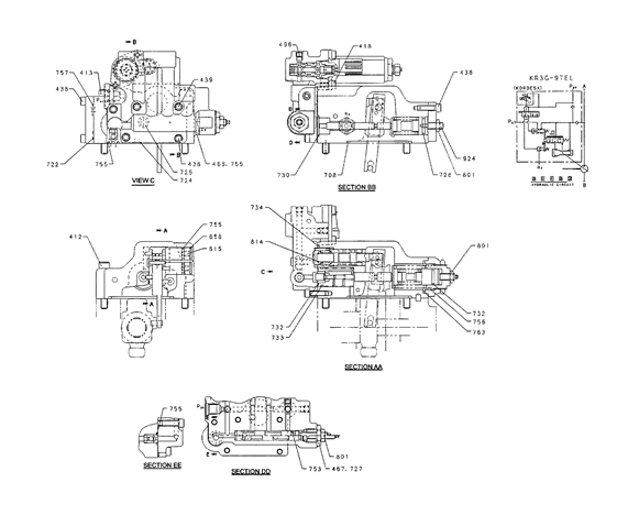 Y LQ10V01004F1 LB10V01001F1 YN10V01006 ишаков регулятора насоса KOCELCO SK200-6E SK210-6E