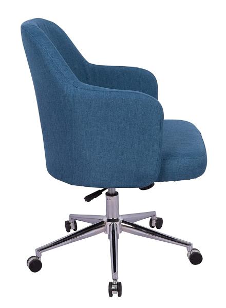 Classic Adjustable Office Desk Chair Twill Fabric Navy Eco - Friendly OEM Available