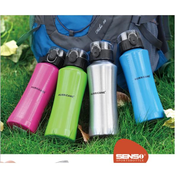 Sustainable 650ml Aluminum Sports Water Bottle BPA Free Eco Friendly