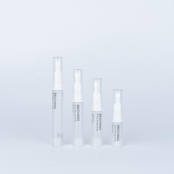Eye Serum Cream Airless Pump Bottle with Massage Head Lotion Pump Cosmetic Packaging 5ml PP