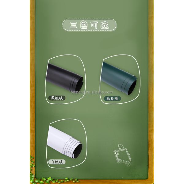 60cm*1.2m Autocollant pour murs en carton de chaux amovible Green Blackboard Autocollant en vinyle
