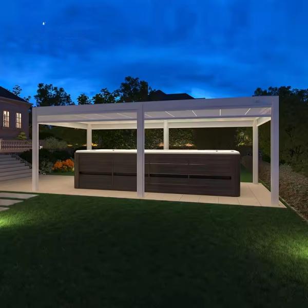 Low Maintenance Aluminium Pergola Outdoor Protect Plants And Beautify Your Garden With A Green Roof