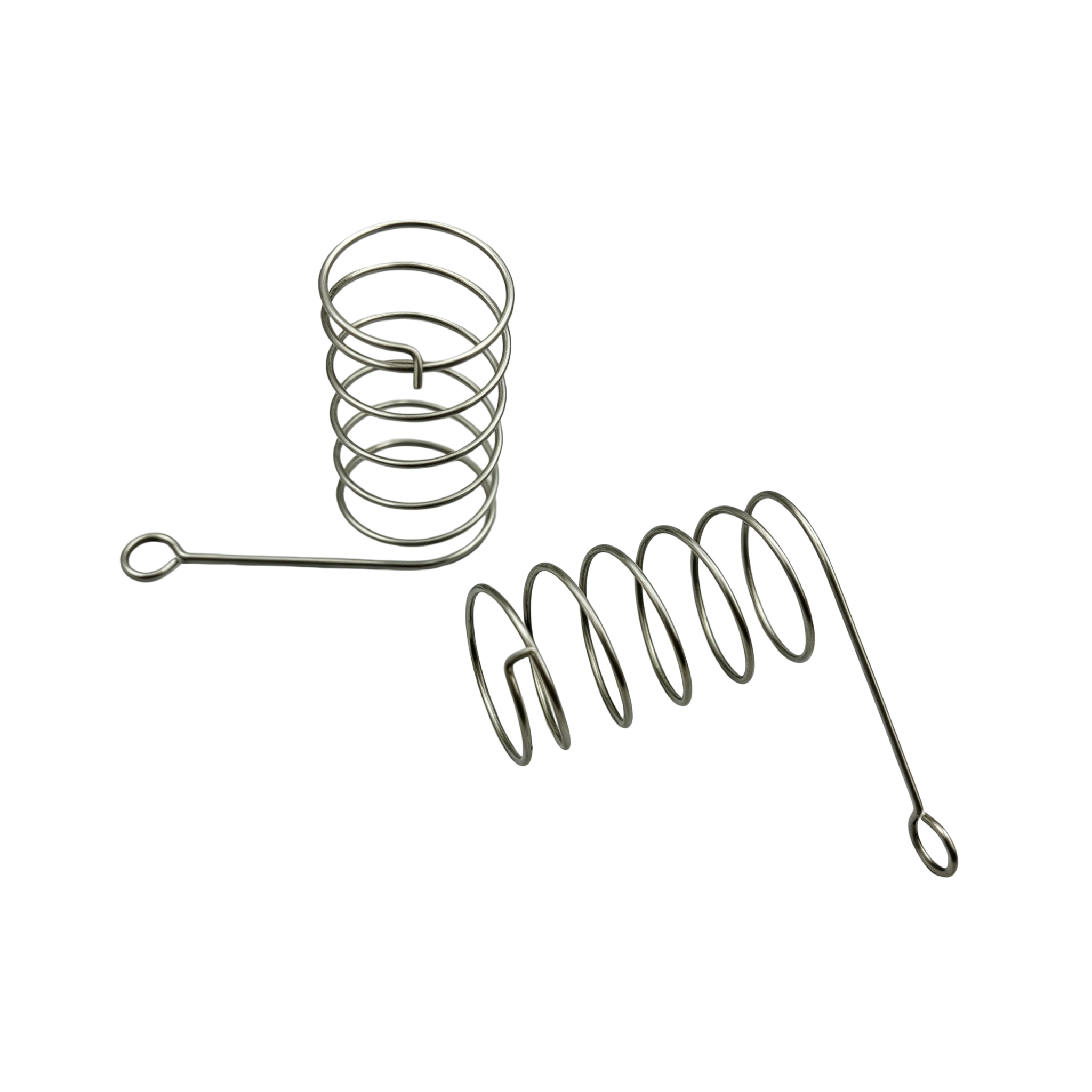 Custom Eyelet End Torsion Spring with Inward Hook | CNC Automatic Coiling & Stainless Steel SUS304 for Precision Torque Control