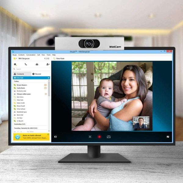 2,0 câmara web larga da câmera 1080p do ângulo de Megapixel para o Desktop do portátil do PC