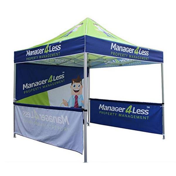 5X5 Advertising Folding Tent Aluminum Structure With Highly Attached Velcro