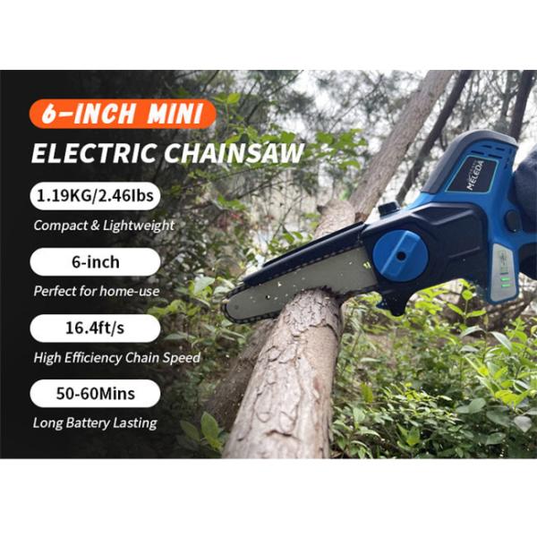 Безщеточный электрический Woodworking батареи иона Li цепной пилы 6 дюймов