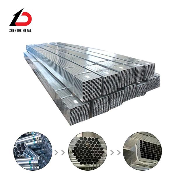 150*150*3mm 6m comprimento tubo quadrado galvanizado a quente de aço carbono para material de construção