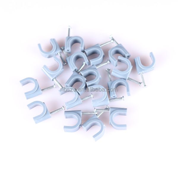 Plastic Nylon Cable Fixing Clip Holder Wire Fixed Clips