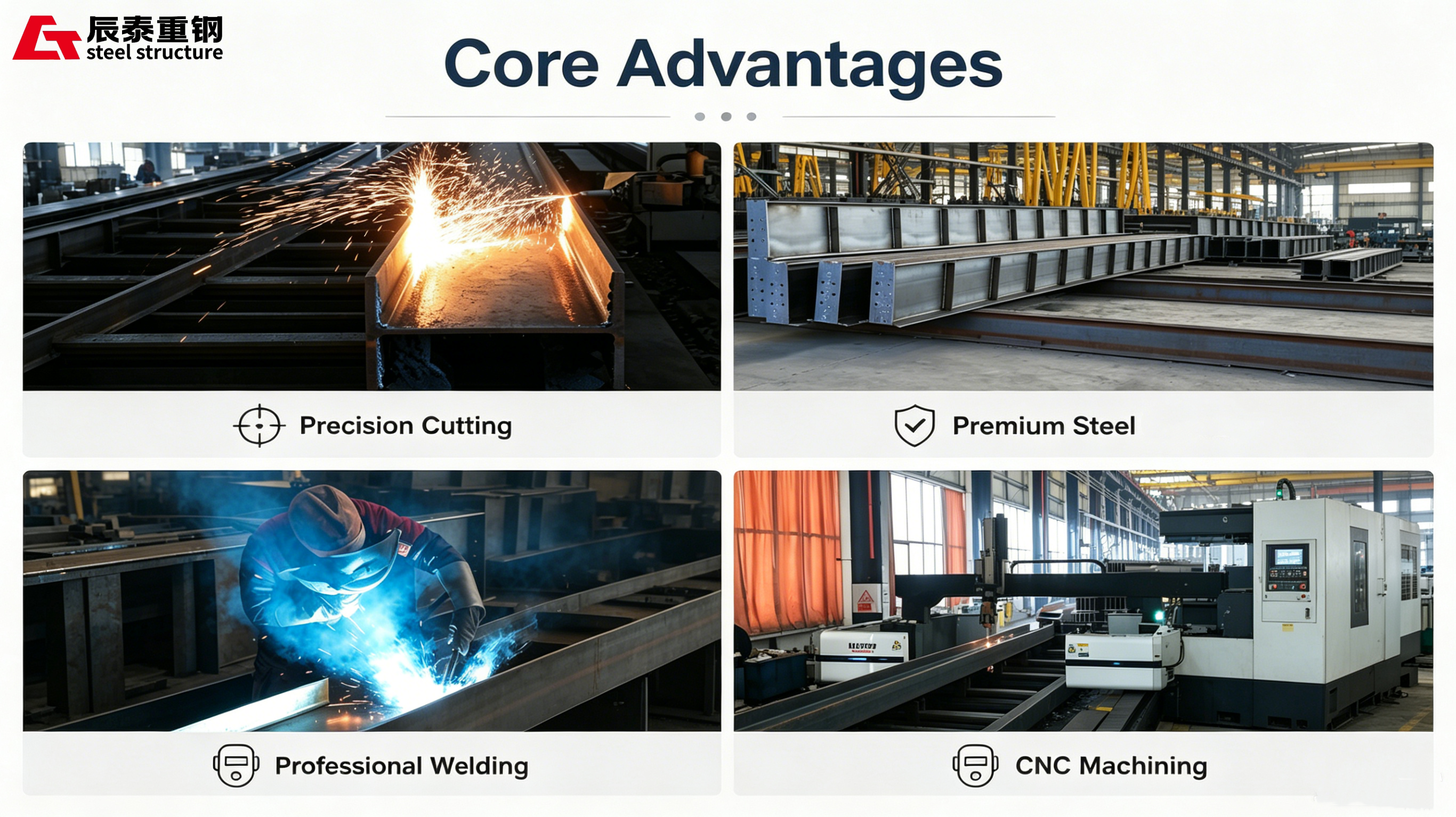 Custom Prefabricated Light Steel Structure Warehouse for Industrial Storage