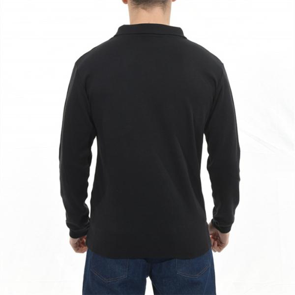 Pleines chemises de soudure résistantes au feu de Henley Shirt CFR de noir de franc de douille