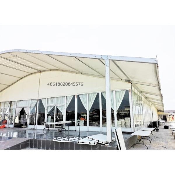 Waterproof Luxury Pleated 40x60 Glass Wedding Event Tents