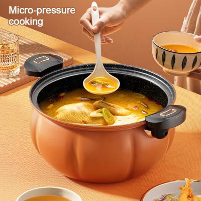Large Capacity 8L Micro Pressure Pot Maifan Stone Non Stick Coating