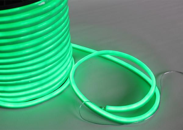 Mini 12V conduziu a luz de néon da corda, luzes de néon flexíveis conduzidas impermeáveis do verde