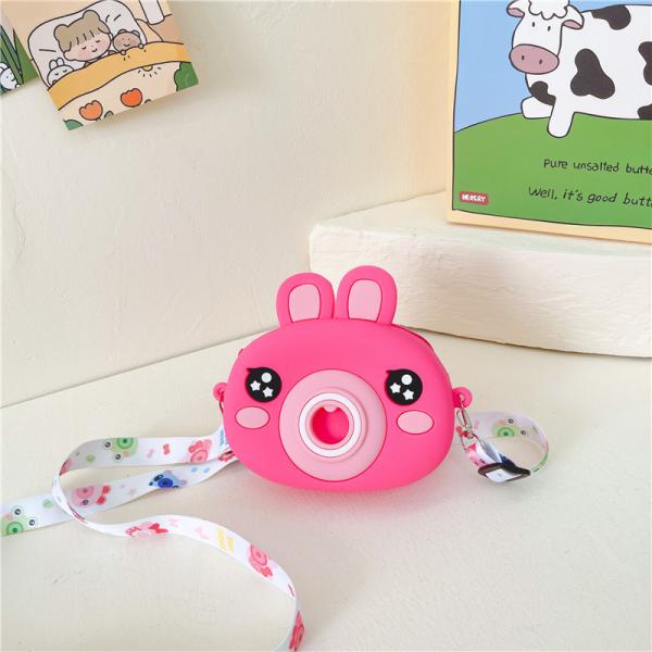 Кролик Камера Силикон Мини Монета Сумка Рамочная сумка Мультфильм Детская Сумка Для Детских Сумок Рамочная сумка Для Малышей